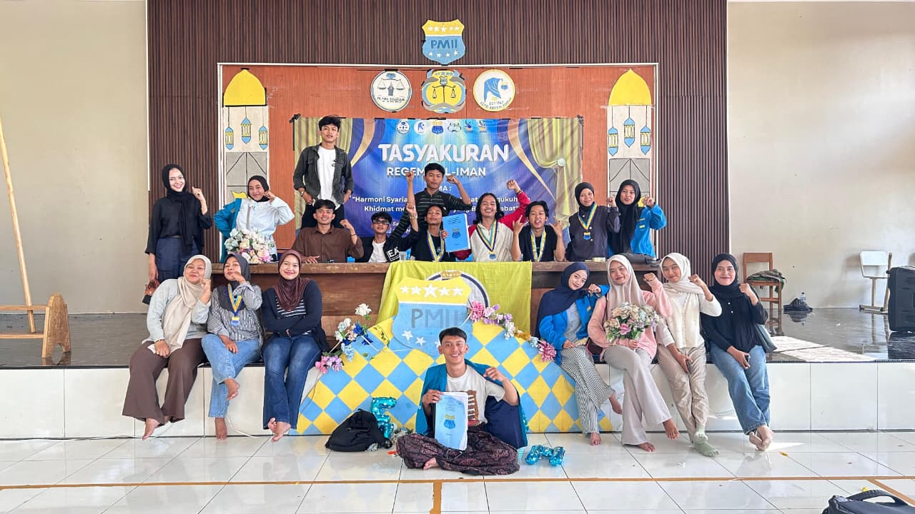 PMII Rayon Syariah UIN SMH Banten Gelar Tasyakuran Forum Regema Al-Iman dan Sekolah Jurnalistik