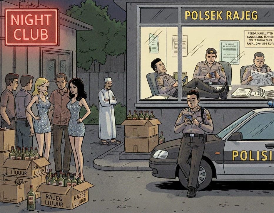 Polsek Rajeg Dinilai Lemah Tangani Peredaran Miras dan Praktik Wanita Penghibur